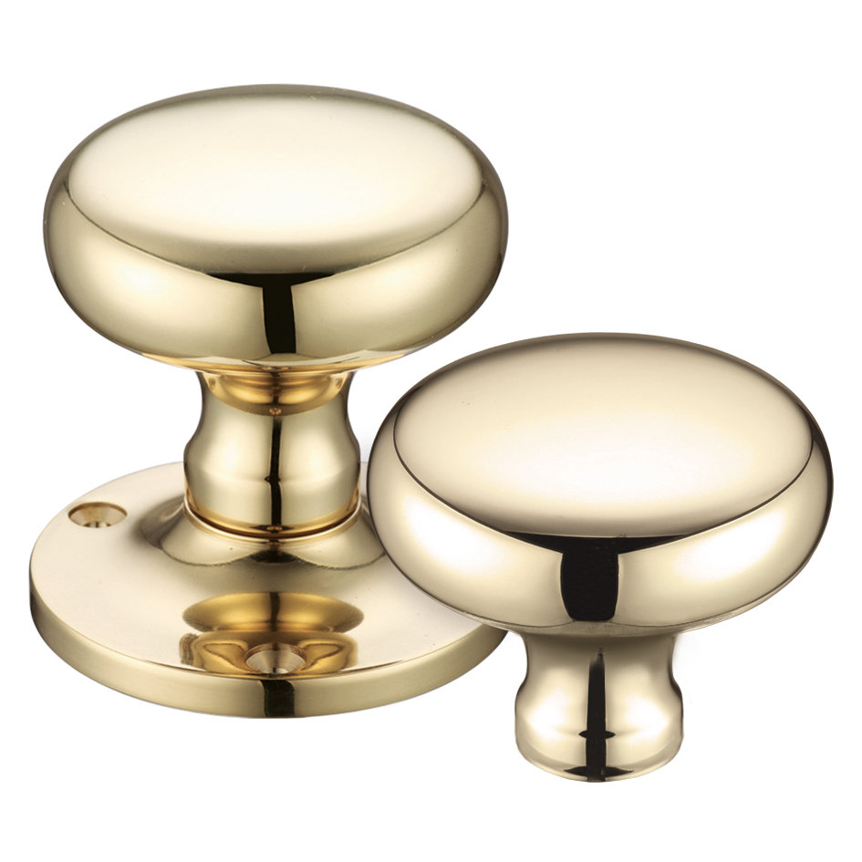 thumbnail image 2 of Ironmongery World Cast Iron Mushroom Antique Rim Mortice Door Knob Set – BI56878 2 of 5